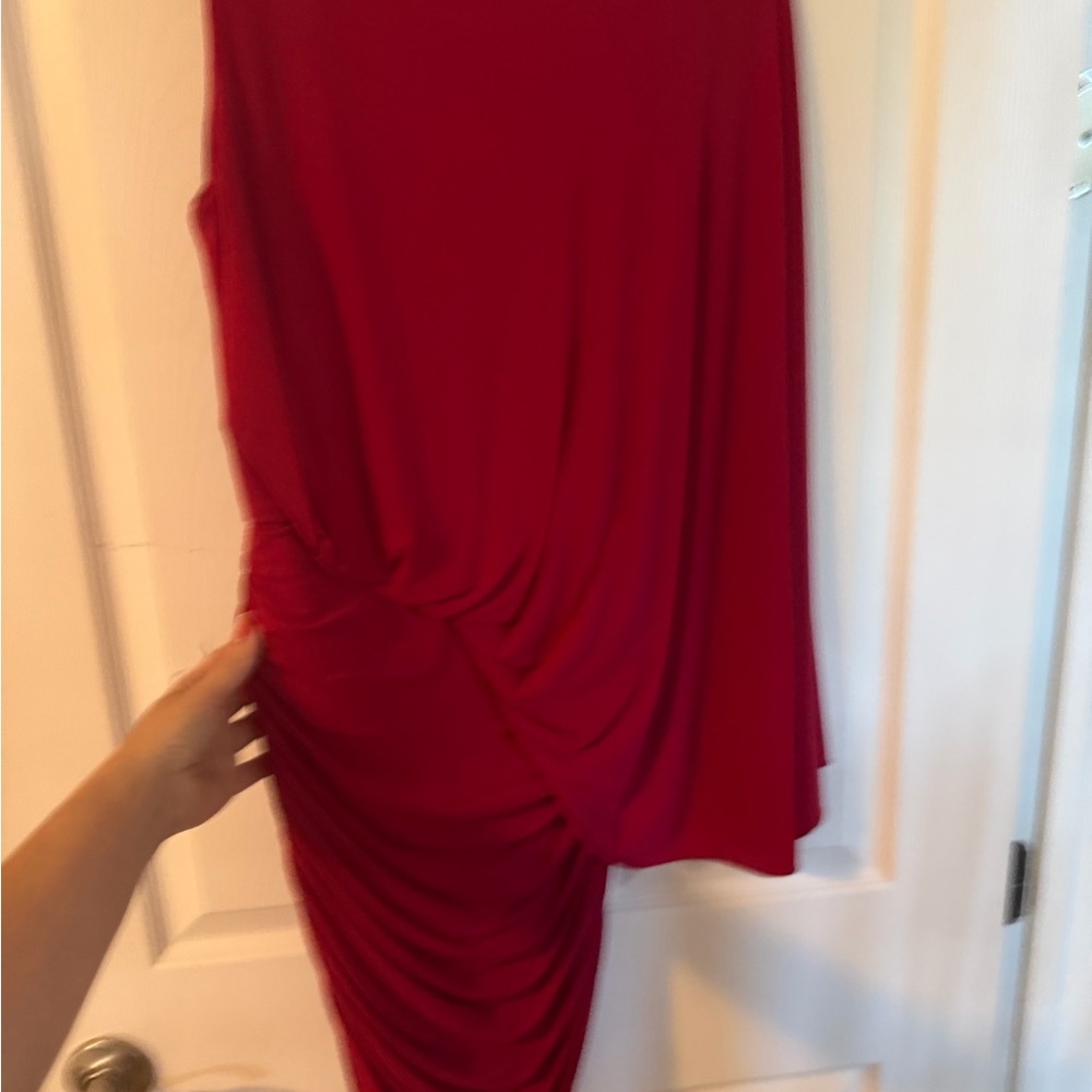 BCBGeneration Vibrant Asymmetrical Dress